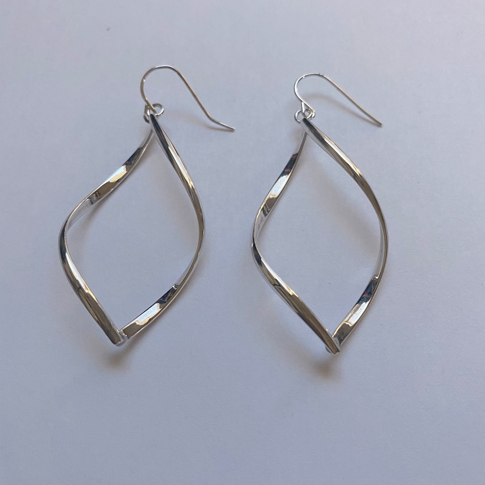 Silver earrings